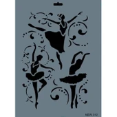 Rich New Seri N-312 Stencil 35x25 cm thumbnail 1