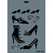 Rich New Seri N-258 Stencil 35x25 cm thumbnail 1