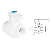 Ege Yıldız PPRC 40 mm Küresel Vana Gri thumbnail 2