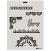 Rich Dantel Seri DN-919 Stencil 35x25 cm thumbnail 1