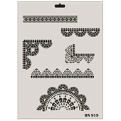 Rich Dantel Seri DN-919 Stencil 35x25 cm thumbnail 3
