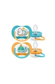 Philips Avent Ultra Air 2'li Emzik 6-18ay Mavi/turuncu thumbnail 4