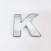 Cemax K Harfi  3,75 cm Krom Yapışkanlı thumbnail 6