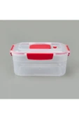 MATMEL Diktdörtgen Vakumlu Kilitli Saklama Kabı - Asorti - 3,4 lt thumbnail 3