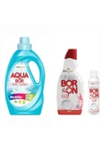 ETİ MADEN AQUABOR SIVI ÇAMAŞIR DETERJANI RENKLİLER İÇİN 33 YIKAMA+ BULAŞIK MAKİNESİ DETERJANI 41 YIKAMA TM thumbnail 1
