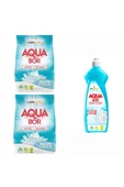 Aquabor DOĞAL MİNERALLİ BEYAZLAR İÇİN ÇAMAŞIR DETERJAN 6 KG 2 ADET+ELDE YIKAMA BULAŞIK DETERJAN thumbnail 1
