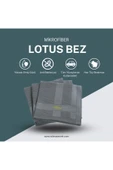 Wilma Lotus Mikrofiber Bez 60×40 3 Lü Set Antrasit (4 ADET) thumbnail 3