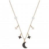 5429737 Swarovski Kolye Duo:Necklace Moon Jet/Cry/Ros - 1