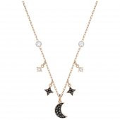 5429737 Swarovski Kolye Duo:Necklace Moon Jet/Cry/Ros - 2