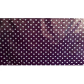 Florista Puantiye Mor Masa Örtüsü 1 Metre thumbnail 2