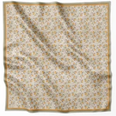 Belli Saf İpek Eşarp 4212(T) 01 Haki thumbnail 3