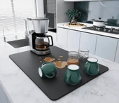 Çay Makinesi Altlığı Su Emici Kaymaz Taban Tezgah Koruyucu Kurulama Matı thumbnail 1
