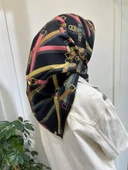 Belli Saf İpek Eşarp 4200D (T)-01 SİYAH thumbnail 2