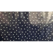 Florista Beyaz Kalp Lacivert Masa Örtüsü 1 Metre thumbnail 2