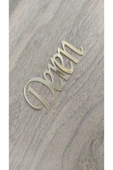 ASYATASARIM Pleksi Isim 10*5 Cm Gold Pleksi thumbnail 2