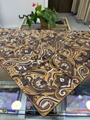 Belli Saf İpek Eşarp 4222D (T)-89 KAHVE thumbnail 4