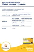 Dynavit Herbal Izlanda Yosunu & Vitamin C 16 Pastil thumbnail 4