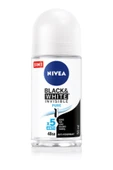 Nivea Kadın Roll On Deodorant Black&White Invisible Pure 48 Saat Anti-perspirant Koruma 50ml thumbnail 1