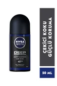 Nivea Men Erkek Roll-On Deodorant Deep Dimension 50ml,48 Saat Anti-perspirant Koruma thumbnail 3
