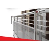 Koral Katlanabilir Balkon Çamaşır Kurutma Askılığı thumbnail 3