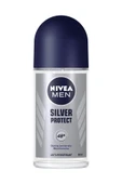 Nivea Men Erkek Roll On Deodorant Silver Protect 50ml 48 Saat Anti-perspirant Koruma thumbnail 2