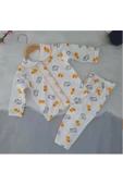 Düğmeli ikili Bebek Pijama Takımı thumbnail 1