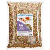 Floppy Japon Balığı Yemi ve Koi Balığı Yemi Pond Stick Yem 1 Kg. Sade Renkli Karışık Pont Yem thumbnail 2