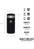 Stanley The Aerolight Transit Termos Bardak 0.35 Lt thumbnail 3