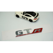 DK Benz GT R Krom Kırmızı Abs 3m 3d Bagaj Logo Amblem - 2