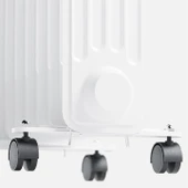 1500W Termostatlı 7 Dilim Yağlı Radyatör – Sessiz ve Etkili Isıtma Çözümü / Beyaz thumbnail 3