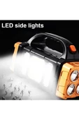 HB-2678 25W Solar Şarjlı El Feneri ve Kamp Lambası | Çift Renk Aydınlatma | IP44 Suya Dayanıklı thumbnail 4