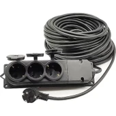 Topart 01558 20 Metre Grup Prizli Uzatma 3X2,5 Kablo thumbnail 1