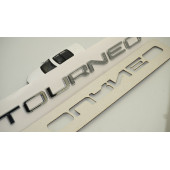 Ford Courier Custom Tourneo 3M 3D Parlak Krom ABS Bagaj Yazı Logo Amblem thumbnail 6