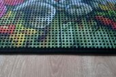 Giz Home Catsline Kedi Tuvalet Kum Paspası 40X60 Çiçekli Kedi - 3