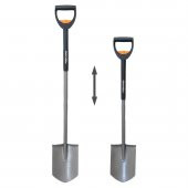 Fiskars 131300 Teleskopik Bahçe Küreği Sivri Uçlu - 1001567 - 1