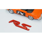 DK Tuning RS Bagaj 3M Kırmızı Metal Logo Arma Dacia İle Uyumlu - 3