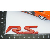 DK Tuning RS Bagaj 3M Kırmızı Metal Logo Arma Dacia İle Uyumlu - 5