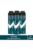 Rexona Men Erkek Sprey Deodorant Invisible Ice Fresh 72 Saat Kesintisiz Üstün Koruma 150 ml X3 thumbnail 1