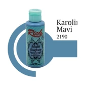 Rich Multi Surface 2190 Karolina Mavi Akrilik Boya 120 cc thumbnail 1