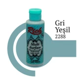 Rich Multi Surface 2288 Gri Yeşil Akrilik Boya 120 cc thumbnail 2
