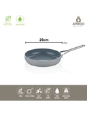 Amboss Amboss Sera Nova Gri 26 cm Seramik Tava thumbnail 4