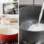 BUFFER® Cam Süt Kaynatma ve Taşma Önleyici Aparat – Süt Taşırmaz Güvenli Kaynatma,Isıya Dayanıklı Cam thumbnail 5