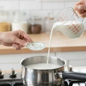 BUFFER® Cam Süt Kaynatma ve Taşma Önleyici Aparat – Süt Taşırmaz Güvenli Kaynatma,Isıya Dayanıklı Cam thumbnail 3