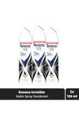 Rexona Kadın Sprey Deodorant Invisible 72 Saat Kesintisiz Koruma 150 ml X3 thumbnail 1