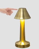 Kablosuz LED Masa Lambası 1800mAh 3 Renk Aydınlatma Dokunmatik thumbnail 3