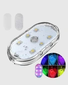 Kablosuz Manyetik Araba İçi LED Ambiyans Aydınlatma – Pratik Montajlı thumbnail 3