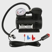 BUFFER® 300 PSI Güçlü Taşınabilir Hava Kompresörü–Araba, Motosiklet, Bisiklet ve Top Şişirme İçin Elektrikli Fişli Çakmaklıklı Lastik Şişirme Pompası thumbnail 4