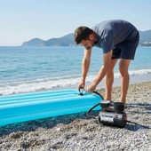 BUFFER® 300 PSI Güçlü Taşınabilir Hava Kompresörü–Araba, Motosiklet, Bisiklet ve Top Şişirme İçin Elektrikli Fişli Çakmaklıklı Lastik Şişirme Pompası thumbnail 3