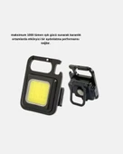 LED Mini Anahtarlık Fener – 1000 Lümen Güçlü Işık ve USB Type-C Şarjlı thumbnail 5