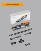 Mini El Süpürgesi Çok Başlıklı Kablosuz Vakum Güçlü Emiş Numaratör Hediyeli thumbnail 3